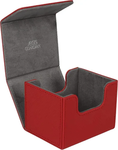Vista 8 de AEGIS GUARDIAN Commander - Caja mágica de cubierta para CCG TCG con capacidad para más de 100 tarjetas con mangas, caja de cuero para tarjetas 1-1