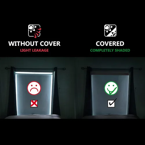 Vista 7 de ZSTARR Persianas opacas motorizadas para ventana con control remoto, persianas enrollables recargables con cenefa, tamaño personalizado (beige)