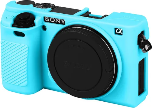 Vista 12 de Case for Sony Alpha A6000 ILCE-6000 Digital Camera, Black Soft Silicone,Anti-Scratch,Dustproof,Shockproof,Slim Fit,Enhanced Grip,Camera Skin Negro