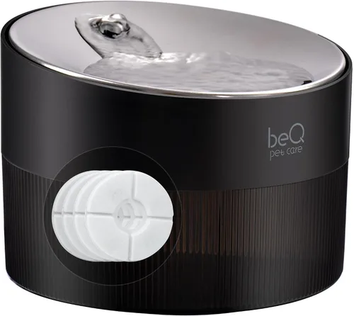 Vista 9 de beQ Fuente de agua para gatos, dispensador de agua ultra silencioso para mascotas, sin BPA, nivel de agua visible, adecuado para gatos, perros