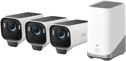 Vista 10 de eufy Security eufyCam S3 Pro, kit de 2 cámaras, solar 4K para exteriores