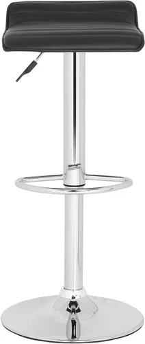 Vista 6 de Safavieh Home Collection Kemonti Taburete giratorio ajustable de gas de 22.4 a 30.9 pulgadas Blanco