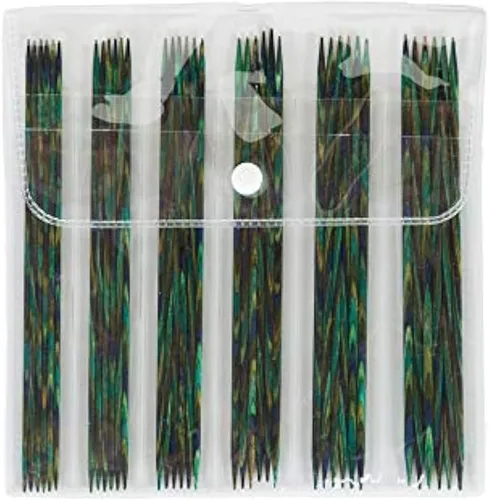 Vista 3 de Knit Picks Juego de agujas de tejer de madera de doble punta (Caspian 4")