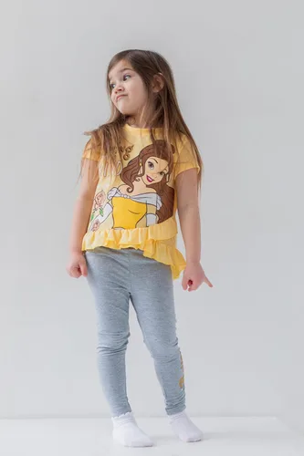 Vista 2 de Disney Conjunto de camiseta y leggings con estampado de volantes de Princess Moana