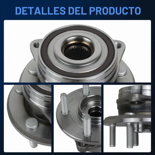 Vista 4 de Autoround 513324 Conjunto de cubo de rueda delantera para Jeep Grand Cherokee 11-19
