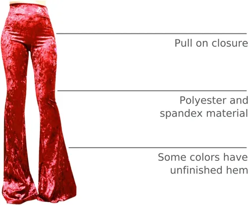 Vista 124 de ShopMyTrend - Pantalones de yoga largos con piernas anchas y acampanadas estilo palazzo, con cintura alta, para mujer