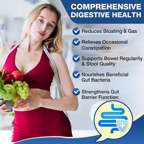 Vista 5 de Suplemento de fibra – Suplemento de fibra prebiótica en polvo, 0.18 oz de fibra soluble en polvo con acacia e inulina para la salud digestiva diaria