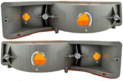 Vista 10 de Brock - Luces de repuesto para señal de estacionamiento para conductor y pasajero, compatibles con camioneta F150 1992-1996 F5TZ13201AB F5TZ13200AB