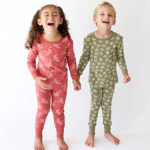 Vista 4 de PARADE Pijamas orgánicas a juego para niños "My Jammies