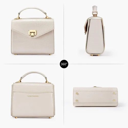 Vista 6 de VICTORIA HYDE Bolso cuadrado con asa superior para mujer Beigeeeee
