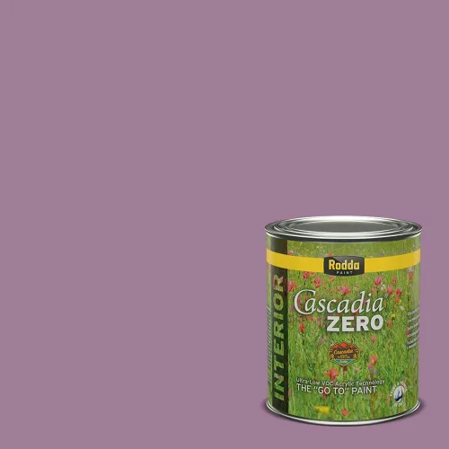 Vista 78 de Rodda Paint CASCADIA ZERO - Pintura plana e imprimación para interiores en uno, cuarto de galón, rosa Mullen