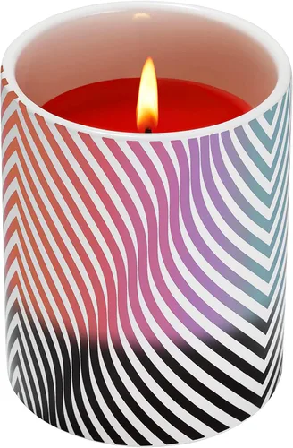 Vista 8 de Glo Zone Vela perfumada de cerámica que cambia de color lento, 12 oz - Vibin' Green