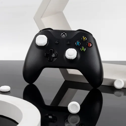 Vista 6 de GeekShare Tapas de agarre de pulgar para control de Xbox One, funda de silicona para joysticks, juego de fundas compatibles con Xbox Series X, 3