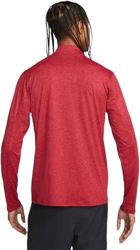 Vista 3 de Nike Dri-FIT Element - Camiseta de correr con cremallera de 14 para hombre (as1, Alpha, m, Regular, Dark BeetrootUniversity Red), Remolacha oscura