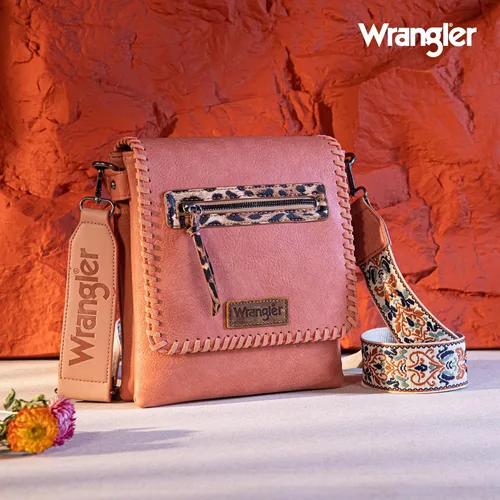 Vista 3 de Wrangler Bolsos cruzados para mujer, bolso tejido a mano del oeste