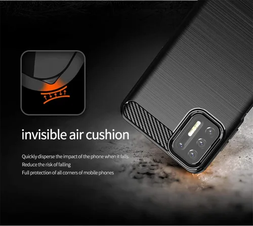 Vista 3 de Asuwish Funda compatible con Moto G9 Plus y protector de pantalla de vidrio templado, accesorios de celda, funda protectora de cuerpo completo