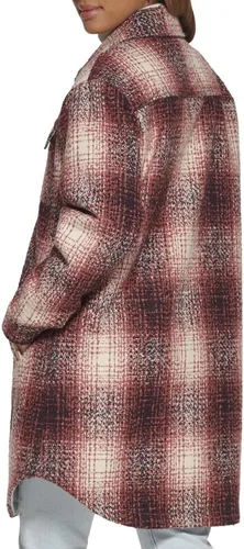 Vista 4 de Levi's Chaqueta larga con forro de sherpa de mezcla de lana para mujer