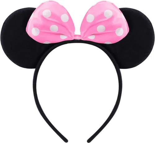 Vista 6 de IWEMEK - Maillot de ballet con diadema para niña con lunares, disfraz con diadema, leotardo