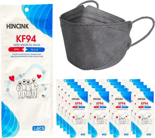 Vista 16 de Disposable Masks 10 Pack, 4-Layer Individually Wrapped Masks for Adults Adultos-colorido-a