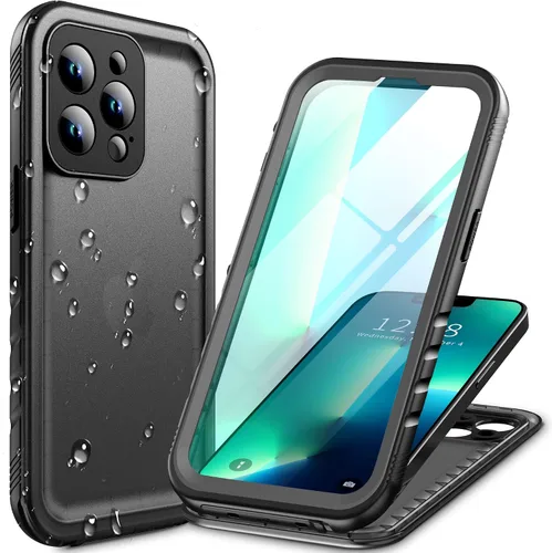 Vista 33 de Cozycase TOP - Funda impermeable militar IP68 para iPhone XR, resistente 360 a prueba de golpes, cuerpo completo, con protector de cámara