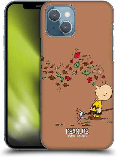 Vista 64 de Carcasa rígida para iPhone 7 y iPhone 8, diseño de cacahuetes, color marrón