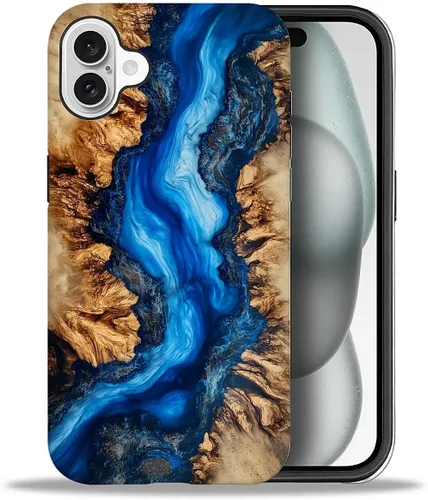 Vista 24 de DAIZAG Funda compatible con iPhone 11, hermoso color arena, patrón completo, carcasa rígida híbrida de plástico TPU + funda de protección