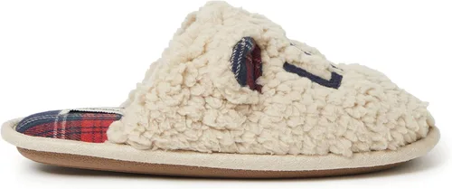 Vista 8 de Dearfoams Pantuflas unisex de la colección familiar Lil & Baby Bear