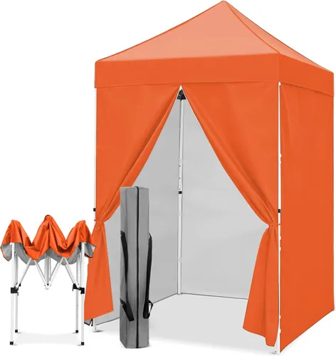 Vista 16 de EAGLE PEAK - Toldo desplegable de 5 x 5, toldo instantáneo para exteriores, fácil de instalar, refugio plegable de pierna recta (beige)