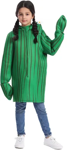 Vista 3 de DSplay Disfraz de cactus para niños, fiesta de Halloween