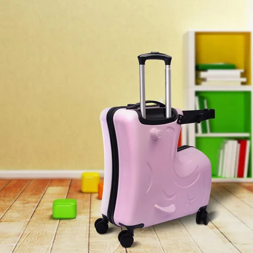 Vista 2 de CNCEST Carro de viaje portátil para niños de 20 pulgadas, portátil, universal, impermeable, unisex, con cerradura, adecuado para niños menores de 6