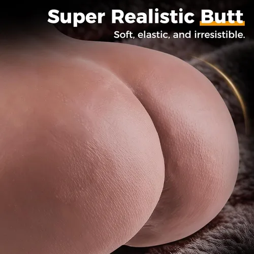 Vista 4 de Muñeca sexual de 11 libras masturbador masculino con vagina anal Stroker sexual realista de gran trasero marrón, muñecas sexuales de bolsillo, coño