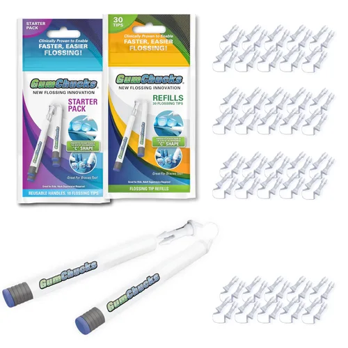 Vista 7 de Gumchucks, asas de diseño con hilo dental, 1