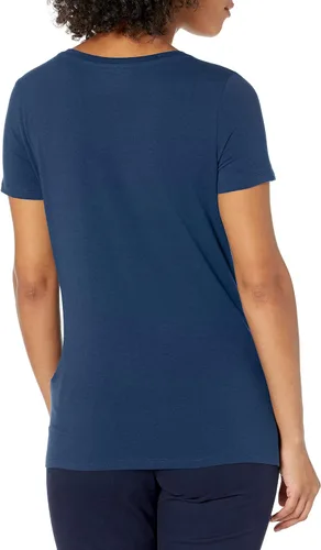 Vista 3 de Tienda Essentials Women's Classic-Fit Short-Sleeve V-Neck T-Shirt, (Available in Plus Size), Multipacks
