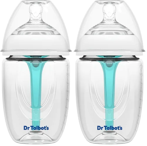 Vista 9 de Dr. Talbot's Biberones anticólicos de 9 onzas, biberones para bebés recién nacidos de 0 meses en adelante, biberones autoferilizantes para recién