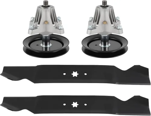 Vista 39 de SCITOO Kit de reconstrucción de cubierta, 42 piezas de cubierta de cortacésped compatible con Poulan Pro PP19A42 PB185A42 PB195H42LT PB20H42YT, 1