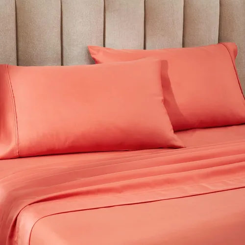 Vista 7 de Superior 1200 Thread Count Cotton Blend Sheet Set, Deep Pocket Sheets, 1 Elastic Deep Pocket Fitted Sheet, 1 Flat Sheet, 2 Pillowcases, Cotton Rich