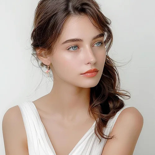 Vista 24 de Aretes colgantes de plata de ley con diseño de árbol de la vida, flor, abeja, animales, gato, colibrí, piedra lunar, turquesa, aretes con cierre