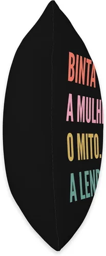 Vista 2 de Funny Portuguese First Name Design - Binta Throw Pillow