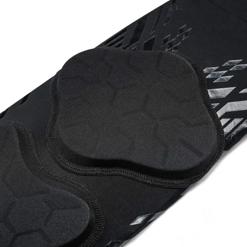 Vista 4 de Kuangmi Rodillera protectora para la rodilla rodillera de compresión para piernas espinilleras par
