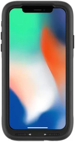 Vista 2 de OtterBox Pursuit - Carcasa para iPhone X, color negro y transparente a prueba de polvo