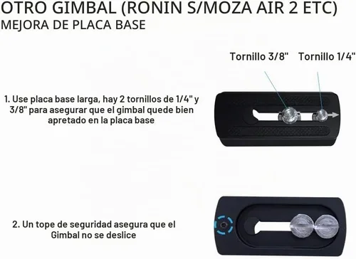 Vista 7 de Anillo de mano universal para grúa 3S, DF DIGITALFOTO Magic Ring Rig compatible con DJI Ronin S/SC, ZHIYUN Crane 2/2S Weebill Lab para chaleco