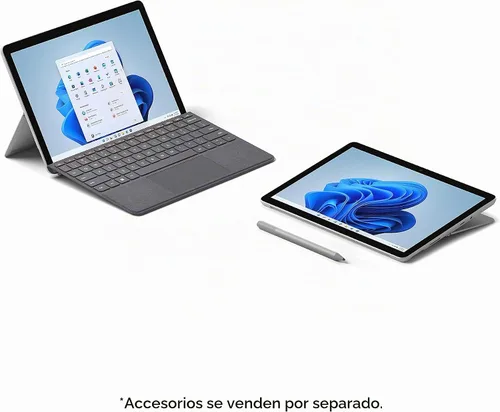 Vista 8 de Microsoft Surface Go 3 - Pantalla táctil de 10.5 pulgadas, Intel Core i3, 8 GB de memoria, SSD de 128 GB. Solo dispositivo, platino (último modelo)
