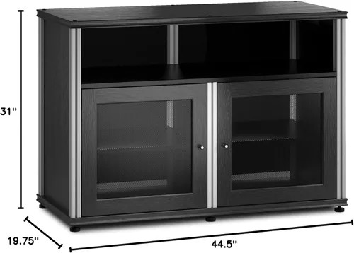 Vista 2 de Salamander Designs Synergy Model 329 - Armario A/V con dos puertas y estante de canal central