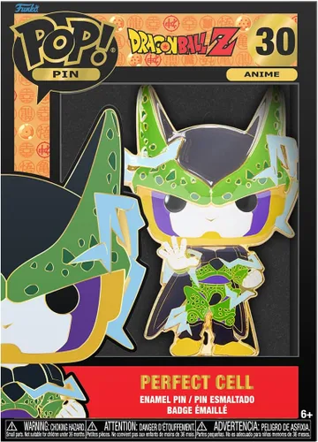 Vista 2 de Funko Pop! Pin Dragon Ball Z - Célula perfecta, oportunidad de persecución