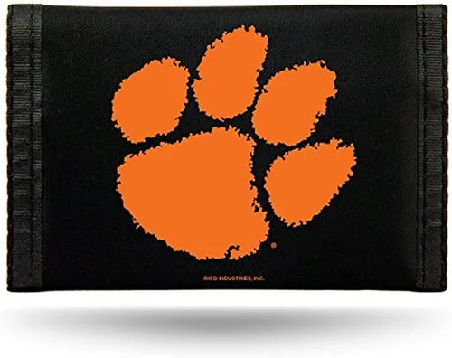 Vista 24 de Rico Industries Cartera de nailon de tres pliegues de la NCAA