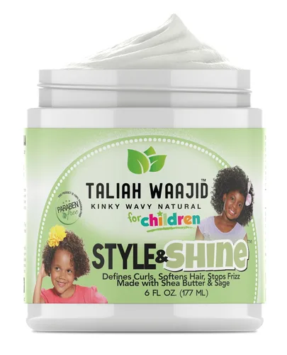 Vista 4 de Taliah Waajid black earth products Herbal Style & Shine para cabello natural 6oz (T092)
