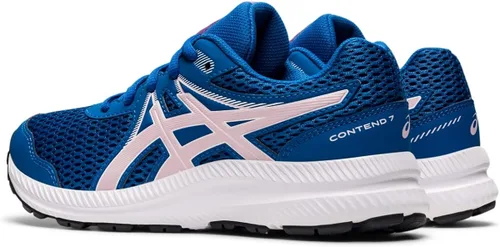 Vista 3 de ASICS Contend 7 - Tenis de correr para niños NegroHielo Fresco