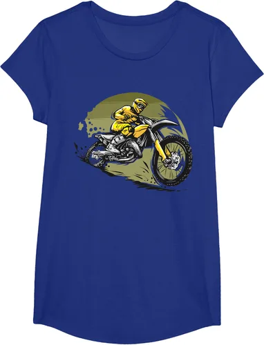 Vista 30 de Camiseta de motocross Supermotard Enduro, Negro, S