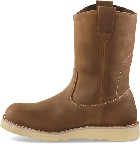 Vista 4 de Guide Gear Wedge 10” Wellington Work Boots for Men, Mid-High, Leather Shoes, Moisture-Wicking Lining