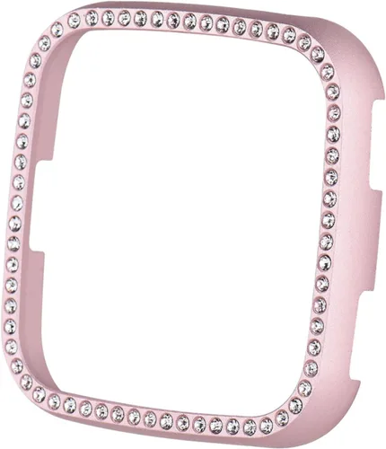 Vista 10 de Relojes Inteligentes para Mujer Case Cover Lite Case Case Case Diamond Watch Case Cover Metal Hard Smartwatch Guard Protector Marco a prueba
